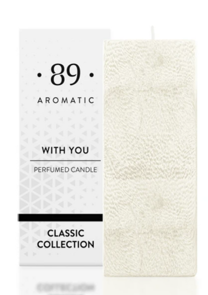 Vela Cera Palma Quadrada AROMATIC•89• | The Classic Collection Fragrância Premium