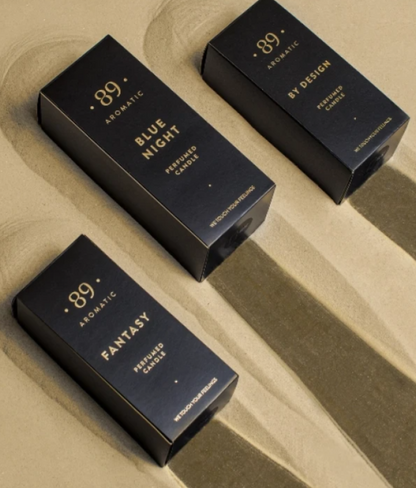 Vela Cera Palma Redonda AROMATIC•89• | Design Clássico Fragrância Premium