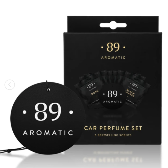 Kit de 12 Ambientadores Papel Carro AROMATIC•89• | Fragrância Premium Duradoura Económico