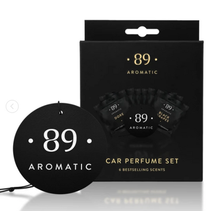 Kit de 12 Ambientadores Papel Carro AROMATIC•89• | Fragrância Premium Duradoura Económico